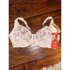 Vintage Liliya wired lace bra size 36D